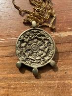 Antieke Tibetaanse Thogchag, amulet, dierenriem, Handtassen en Accessoires, Kettingen, Ophalen of Verzenden, Zo goed als nieuw