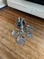 Kookpotten ALVA, Huis en Inrichting, Keuken | Potten en Pannen, Ophalen, Inox, Gebruikt, Keramische plaat