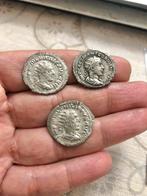 Romeinse munten, 3 Antoniniaanse Philippe l en Gordianus III, Verzenden, Italië, Losse munt