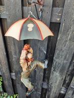 Clown aan paraplu,, Ophalen of Verzenden