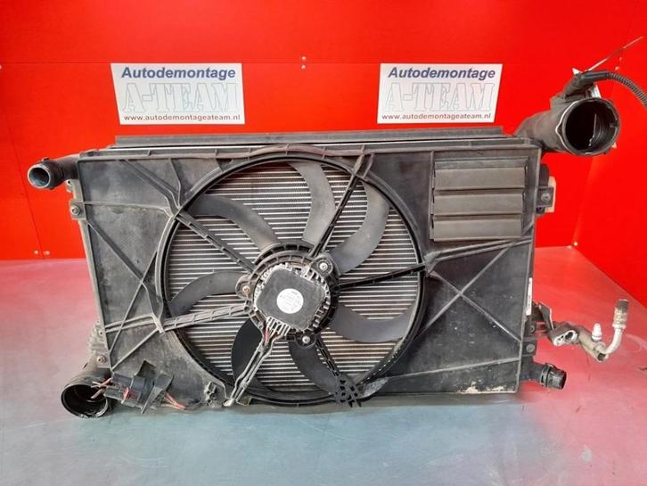 RADIATEURVENTILATOR Touran (1T1 / T2) (1K0959455EF), Auto-onderdelen, Airco en Verwarming, Volkswagen, Gebruikt