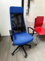 Chaise de bureau ikea, Blauw, Ergonomisch, Gebruikt, Bureaustoel
