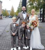 Volledig kostuum - grijs/bruin - maat 92 (draagmaat 98/104), Ophalen of Verzenden, Zo goed als nieuw, Jongen, Amazon