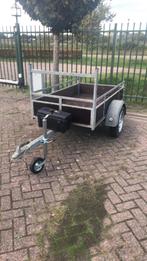Ik verkoop hier mijn ongeremde gegalvaniseerde aanhangwagen, Auto diversen, Aanhangers en Bagagewagens, Ophalen, Zo goed als nieuw