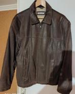 Goede staat: Namaak leren herenjas bruin maat 48 Quarterback, Kleding | Heren, Jassen | Winter, Ophalen, Bruin, Maat 48/50 (M)