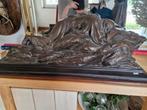 statue d'homme dessinée sur calcaire 75/35 €75, Antiquités & Art, Enlèvement