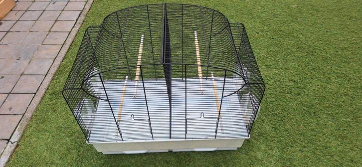 Ferplast Canto dubbele vogelkooi, Dieren en Toebehoren, Vogels | Hokken en Kooien, Zo goed als nieuw, Vogelkooi, Kunststof, Ophalen