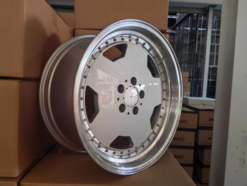 Mercedes monoblock 17&18inch velgen W124 W126 W202 W140 W201 beschikbaar voor biedingen