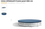 INTEX afdekzeil 366cm + noppenfolie, Enlèvement, Couverture de piscine, Neuf