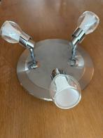 Plafondlamp 3 spots die in alle richtingen kan worden gerich, Ophalen of Verzenden, Zo goed als nieuw, Metaal, Moderne