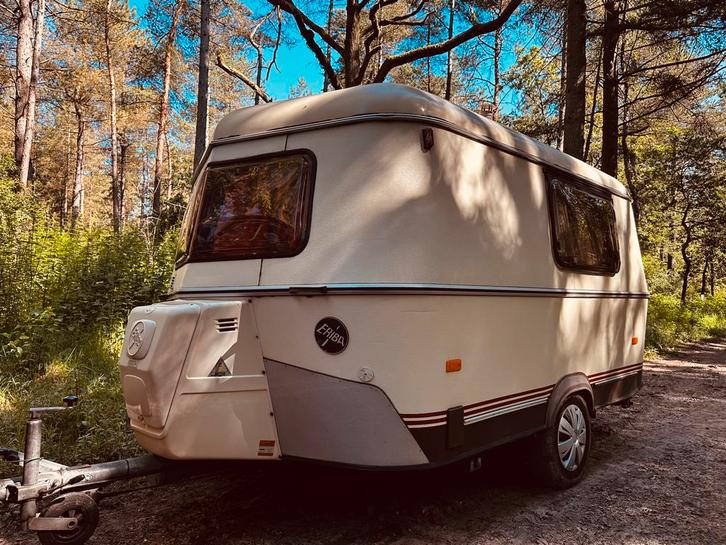 Leuke Caravan Eriba Puck Touring 1987 350kg ( < 750kg mtm), Caravans en Kamperen, Caravans, Particulier, tot en met 3, tot 500 kg
