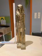 Egyptische farao in messing - 41 Cm hoogte -  in messing, Enlèvement ou Envoi