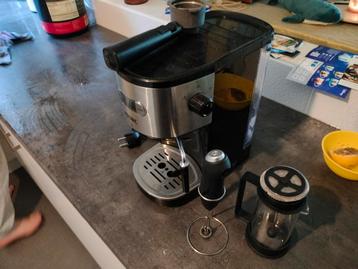 Espresso machine, melkschuimer, en french press