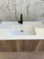 Badkamermeubel houtlook 90 cm + lavabo / nieuw, Huis en Inrichting, Ophalen, Nieuw, 50 tot 100 cm, Minder dan 100 cm