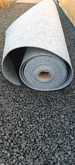 Grijs vliesdoek/vilt 270gr/m rol van 2m, Ophalen, Zo goed als nieuw