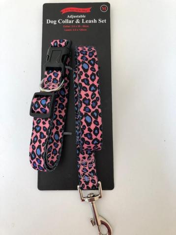 Hondenriem + halsband - nieuw beschikbaar voor biedingen