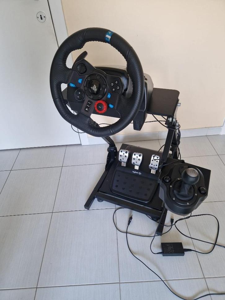 Volant Logitech G29 + Shifter + Support - Bon état, Consoles de jeu & Jeux vidéo, Consoles de jeu | Sony Consoles | Accessoires
