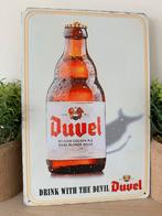 Panneau d'affichage en métal Duvel, Collections, Marques de bière, Panneau, Plaque ou Plaquette publicitaire, Duvel, Enlèvement ou Envoi