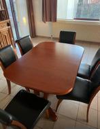 Eetkamer tafel en stoelen, Huis en Inrichting, Ophalen, Zo goed als nieuw