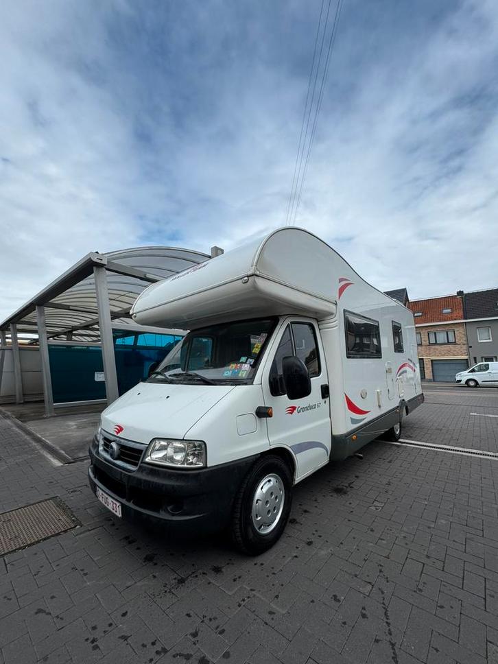 Mobilhome fiat, Caravans en Kamperen, Mobilhomes, Particulier, Fiat, Douche, Ophalen