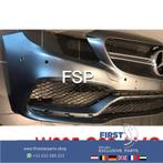 W205 C63 AMG Voorbumper Mercedes C Klasse 2014-2019 + gril +, Gebruikt, Voor, Mercedes-Benz, Ophalen of Verzenden