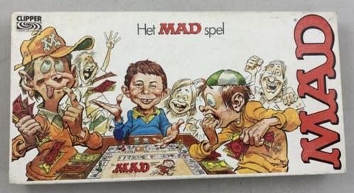 Het MAD spel bordspel vintage gezelschapsspel compleet 1979, Hobby en Vrije tijd, Gezelschapsspellen | Bordspellen, Gebruikt, Verzenden