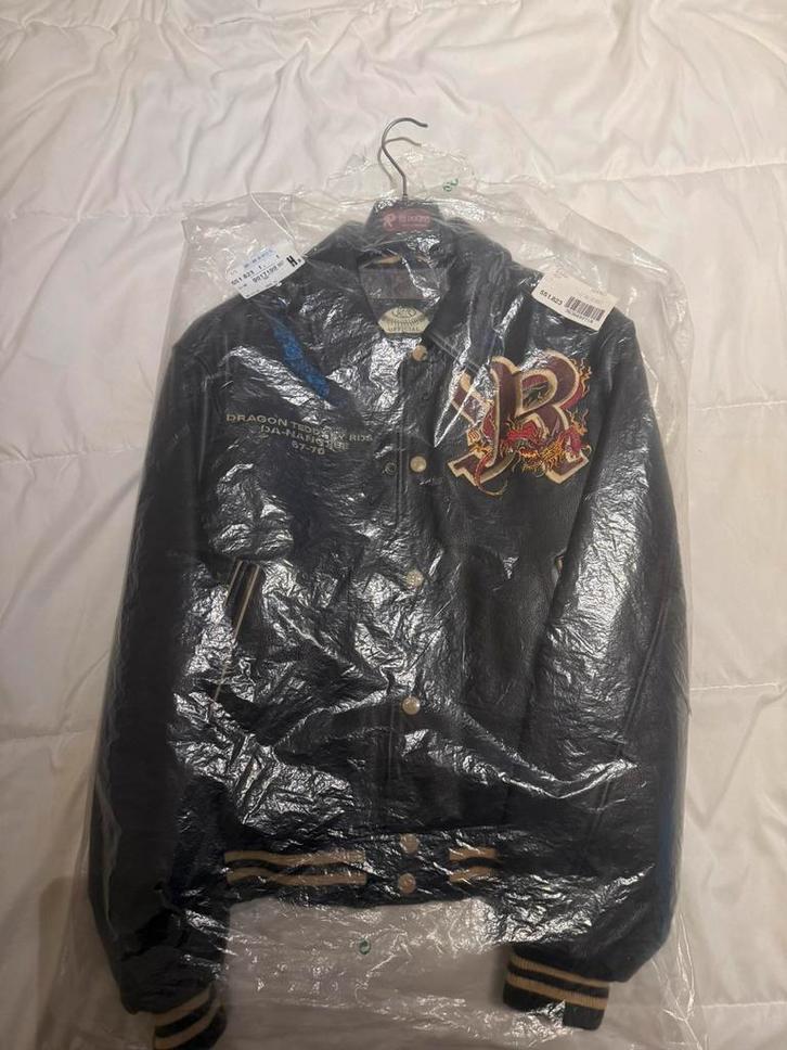 redskins dragon cohiba 2003 CUIR DE VACHETTE, Vêtements | Hommes, Vestes | Été, Neuf, Taille 52/54 (L), Noir, Enlèvement