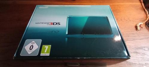 NINTENDO 3DS AQUA BLUE excellent état, Games en Spelcomputers, Spelcomputers | Nintendo 2DS en 3DS, Zo goed als nieuw, 3DS, Blauw