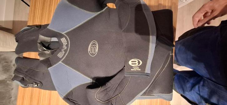 Bare TMM Arctic Wetsuit M/TALL  + Duikschoenen (43-44), Watersport en Boten, Duiken, Zo goed als nieuw, Ophalen of Verzenden