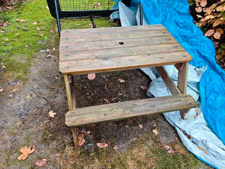 picknicktafel kind, Kinderen en Baby's, Speelgoed | Buiten | Speelhuisjes, Gebruikt, Hout, Ophalen