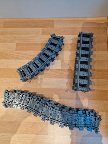 Lego trein sporen : rechte , bochten , flexi , wissels .