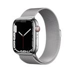 Apple Watch Series 7 41mm Zilver Milanese armband & Sport, Handtassen en Accessoires, Smartwatches, IOS, Nieuw, Ophalen of Verzenden