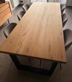 Teak eettafel, Huis en Inrichting, Tafels | Eettafels, Ophalen, Gebruikt, 200 cm of meer, Vijf personen of meer