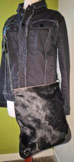 Mexx koeienvel leren tas, Handtassen en Accessoires, Tassen | Damestassen, Ophalen of Verzenden