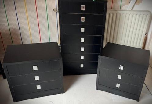set commodes/ladenkastjes, Huis en Inrichting, Kasten | Ladekasten, Gebruikt, 100 tot 150 cm, 50 tot 100 cm, 25 tot 50 cm, Overige houtsoorten