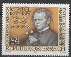 Oostenrijk 1984 - Yvert 1592 - Gregor Johann Mendel (ST), Timbres & Monnaies, Timbres | Europe | Autriche, Affranchi, Envoi