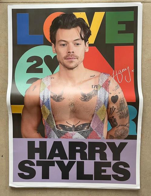 4 Harry Styles-posters | een richting, Verzamelen, Muziek, Artiesten en Beroemdheden, Zo goed als nieuw