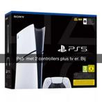 Ps5 plus tv er bij in 2 controllers, Games en Spelcomputers, Spelcomputers | Sony PlayStation 5, Ophalen, Gebruikt, Playstation 5