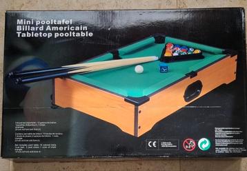 Mini Pooltafel, Sport en Fitness, Biljarten en Poolen, Ophalen of Verzenden, Gebruikt, Pooltafel