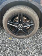 4 Originele velgen mercedes c- klasse met 4 winterbanden!, Auto-onderdelen, Ophalen, Gebruikt, Banden en Velgen, Winterbanden