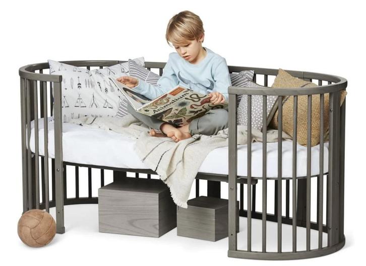 Stokke Sleepi Bed V3 Hazy Grey + ACCESSOIRES, Kinderen en Baby's, Kinderkamer | Bedden, Gebruikt, Ophalen