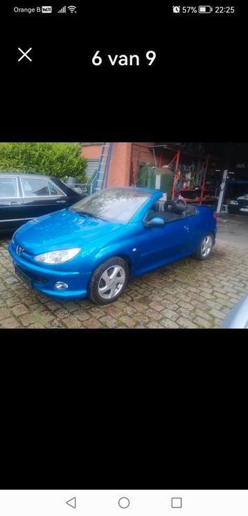 Peugeot 206 cc (Cabrio), Auto's, Peugeot, Cabriolet, Bedrijf, Te koop, Benzine