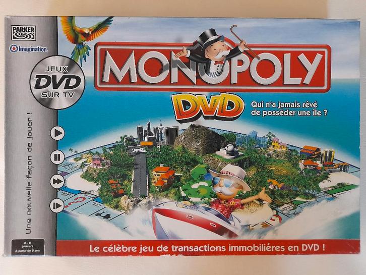 MONOPOLY DVD, Hobby en Vrije tijd, Gezelschapsspellen | Bordspellen, Ophalen of Verzenden
