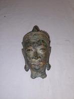 Bouddha tête bronze  ancien Asie, Verzenden