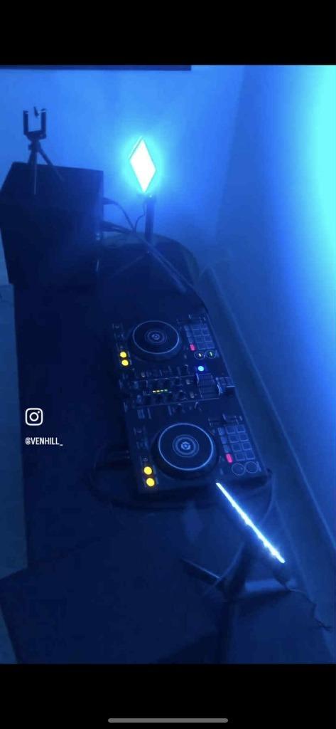 Complete DJ Set: booth, deck, boxes, lights, stand, Muziek en Instrumenten, Dj-sets en Draaitafels, Gebruikt, Pioneer, Ophalen