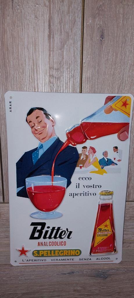 Zeldzaam reclamebord San pellegrino, Verzamelen, Merken en Reclamevoorwerpen, Nieuw, Reclamebord, Ophalen of Verzenden