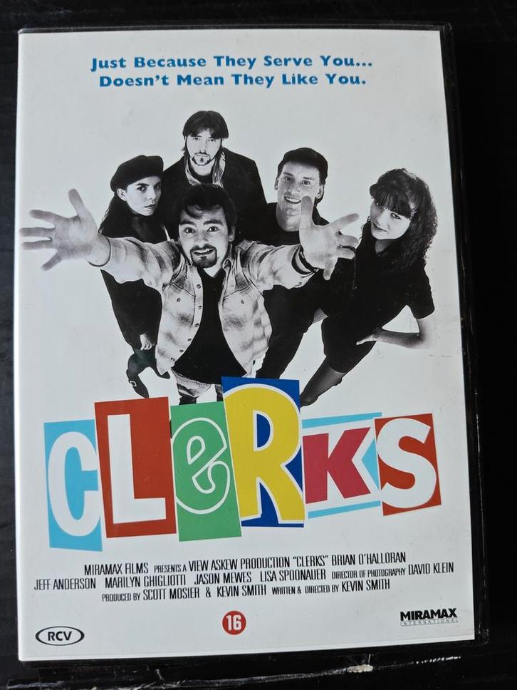 Clerks - Hilarische komedie, Cd's en Dvd's, Dvd's | Komedie, Zo goed als nieuw, Actiekomedie, Vanaf 16 jaar, Ophalen of Verzenden