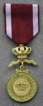 Medaille Kroonorde gouden (goudkleurige) medaille, Verzamelen, Militaria | Algemeen, Ophalen of Verzenden, Overige soorten, Lintje, Medaille of Wings