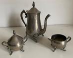 Vintage verzilverd koffie- of theeservies, Antiek en Kunst, Ophalen