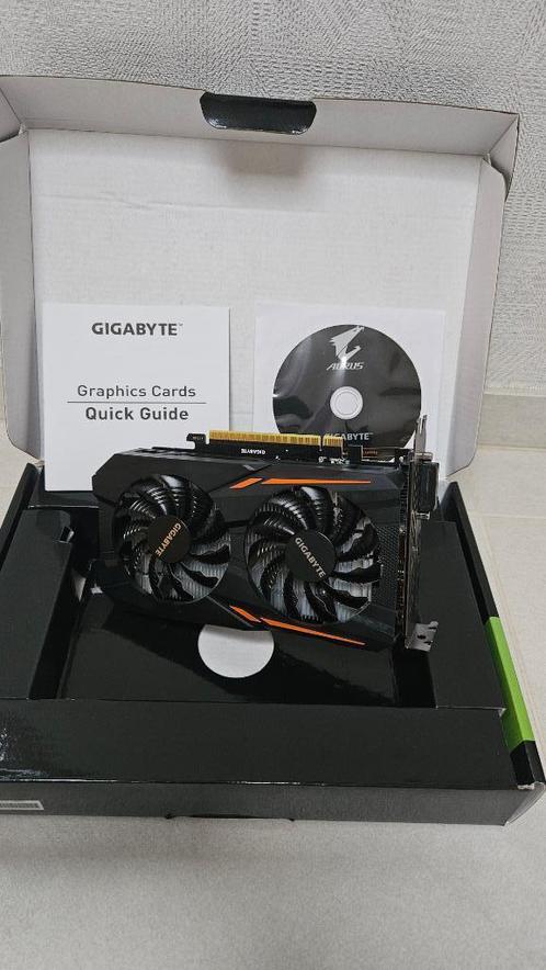 Gigabyte GeForce GTX 1050 Ti Windforce OC 4G, Computers en Software, Videokaarten, Zo goed als nieuw, Nvidia, PCI-Express 3.0